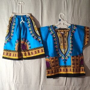 African Short Set